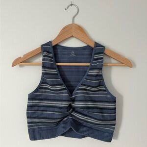 Aerie Superchill Seamless Ruched Bra Top